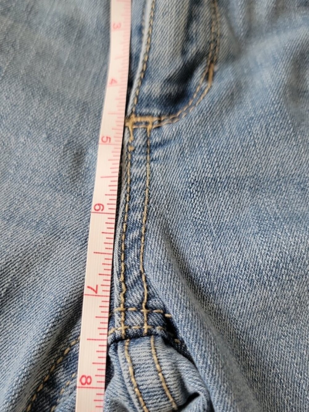 Jordache Girls Bootcut Jeans Light Blue Size 8 Stretch - Picture 10 of 11